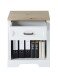 Rollcontainer >Jasmin< in Pinie hell - 54x62x39cm (BxHxT)