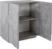 Sideboard >Piacenza< in Beton Nachbildung - 81x86x44cm (BxHxT)
