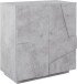 Sideboard >Piacenza< in Beton Nachbildung - 81x86x44cm (BxHxT)