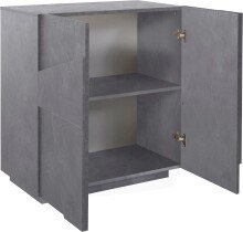 Sideboard >Piacenza< in Schiefer Nachbildung - 81x86x44cm (BxHxT)