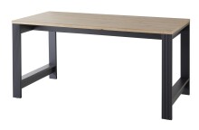 Schreibtisch >Jasmin< in Graphit - 160x76x80cm (BxHxT)