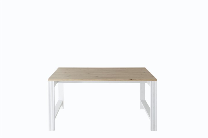 Schreibtisch >Jasmin< in Pinie hell - 160x76x80cm (BxHxT)