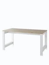 Schreibtisch >Jasmin< in Pinie hell - 160x76x80cm (BxHxT)