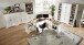 Schreibtisch >Jasmin< in Pinie hell - 160x76x80cm (BxHxT)
