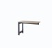 Schreibtisch >Jasmin< in Graphit - 120x76x50cm (BxHxT)