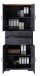Regal-Set >Jasmin< in Graphit - 172x204x38cm (BxHxT)