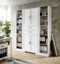 Regal-Set >Jasmin< in Pinie hell - 172x204x38cm...