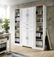 Regal-Set >Jasmin< in Pinie hell - 172x204x38cm...