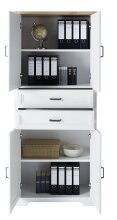 Regal-Set >Jasmin< in Pinie hell - 172x204x38cm (BxHxT)