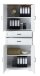 Regal-Set >Jasmin< in Pinie hell - 172x204x38cm (BxHxT)