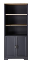 Regal-Set >Jasmin< in Graphit - 258x204x38cm (BxHxT)