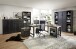 Regal-Set >Jasmin< in Graphit - 258x204x38cm (BxHxT)