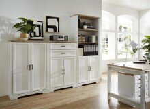 Regal-Set >Jasmin< in Pinie hell - 258x204x38cm...