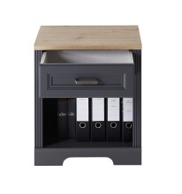 Büro-Set >Jasmin< (3-teilig) in Graphit