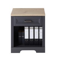 Büro-Set >Jasmin< (3-teilig) in Graphit