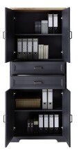Büro-Set >Jasmin< (10-teilig) in Graphit