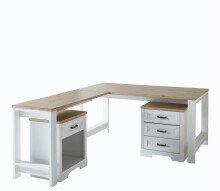 Büro-Set >Jasmin< (10-teilig) in Pinie hell