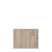 Kommode >Tembi< in Sonoma Eiche - 108,8x111,1x34,8cm (BxHxT)