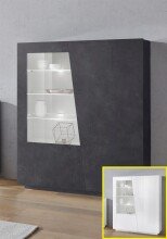 Vitrine >Viterbo< in Schiefer Nachbildung oder...