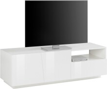TV-Board >Viterbo< in Schiefer Nachbildung oder Weiß-Hochglanz