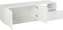 TV-Board >Viterbo< in Weiß-Hochglanz - 150x46x43cm (BxHxT)