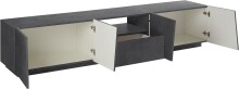 TV-Board >Viterbo< in Schiefer Nachbildung - 220x46x43cm (BxHxT)