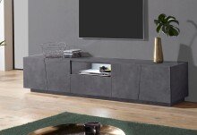 TV-Board >Viterbo< in Schiefer Nachbildung -...