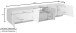 TV-Board >Viterbo< in Schiefer Nachbildung - 220x46x43cm (BxHxT)