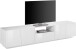 TV-Board >Viterbo< in Weiß-Hochglanz - 220x46x43cm (BxHxT)