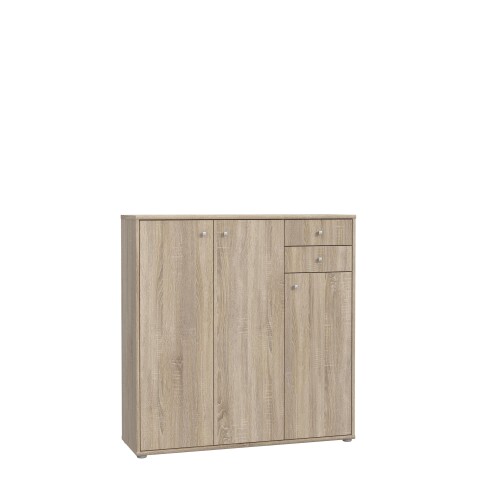 Kommode >Tembi< in Sonoma Eiche - 108,8x85,5x34,8cm (BxHxT)