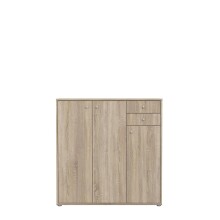 Kommode >Tembi< in Sonoma Eiche - 108,8x85,5x34,8cm (BxHxT)