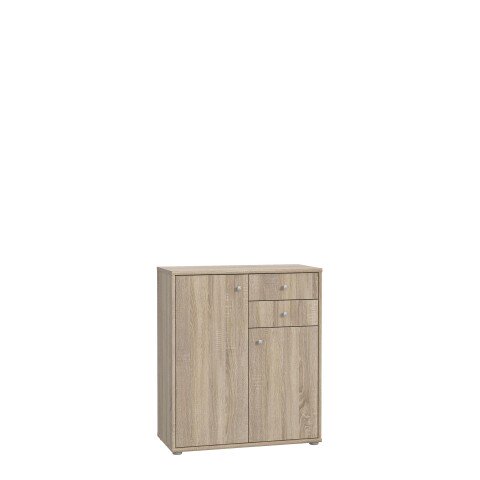 Kommode >Tembi< in Sonoma Eiche - 73,7x85,5x34,8cm (BxHxT)