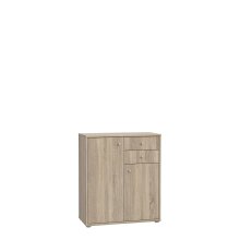 Kommode >Tembi< in Sonoma Eiche - 73,7x85,5x34,8cm...