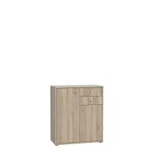 Kommode >Tembi< in Sonoma Eiche - 73,7x85,5x34,8cm...