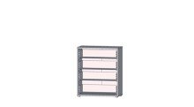 Kommode >Tembi< in Sonoma Eiche - 73,7x85,5x34,8cm (BxHxT)