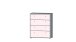 Kommode >Tembi< in Sonoma Eiche - 73,7x85,5x34,8cm (BxHxT)