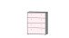 Kommode >Tembi< in Sonoma Eiche - 73,7x85,5x34,8cm (BxHxT)