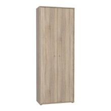 Aktenschrank >Tembi< in Sonoma Eiche - 73,7x197,5x34,8cm (BxHxT)