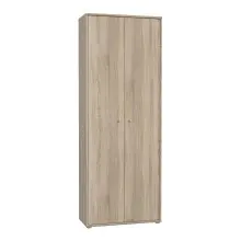 Aktenschrank >Tembi< in Sonoma Eiche - 73,7x197,5x34,8cm (BxHxT)