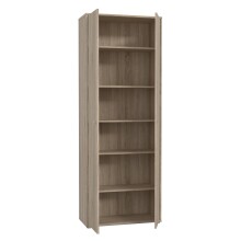 Aktenschrank >Tembi< in Sonoma Eiche - 73,7x197,5x34,8cm (BxHxT)
