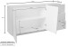 Sideboard >Viterbo< in Schiefer Nachbildung - 180x86x43cm (BxHxT)