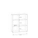 Regal >Tembi< in Sonoma Eiche - 73,7x85,5x34,8cm (BxHxT)