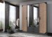 Kleiderschrank >Barton III< in  - 180x198x58cm (BxHxT)