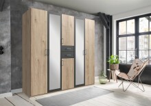 Kleiderschrank >Drugi I< in  - 225x208x58cm (BxHxT)