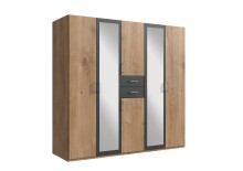 Kleiderschrank >Drugi I< in  - 225x208x58cm (BxHxT)