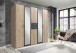 Kleiderschrank >Drugi I< in  - 225x208x58cm (BxHxT)