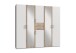 Kleiderschrank >Drugi I< in  - 225x208x58cm (BxHxT)