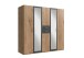 Kleiderschrank >Drugi I< in  - 225x208x58cm (BxHxT)