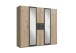 Kleiderschrank >Drugi I< in  - 225x208x58cm (BxHxT)