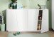 Sideboard >Viterbo< in Weiß-Hochglanz - 160x86x43cm (BxHxT)
